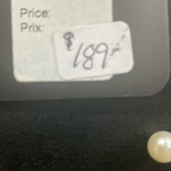 Jane & John women’s size Small suede like black dress with pearls - Picture 2 of 5